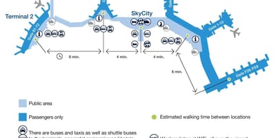 ארן התעופה מפה