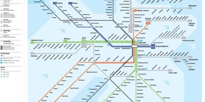 שטוקהולם תחנת הרכבת המרכזית המפה