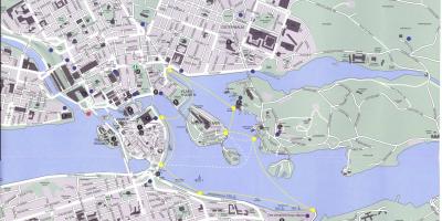 מפת שטוקהולם מרכז