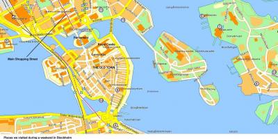 שטוקהולם מרכז המפה